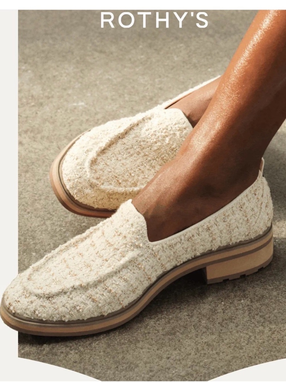 Rothy's Limited Edition Snowcap Lug Loafer Boucle